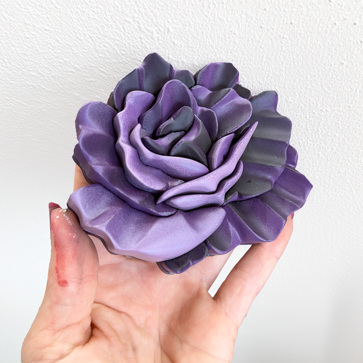 Floral Magnet 08 - Purple Rose