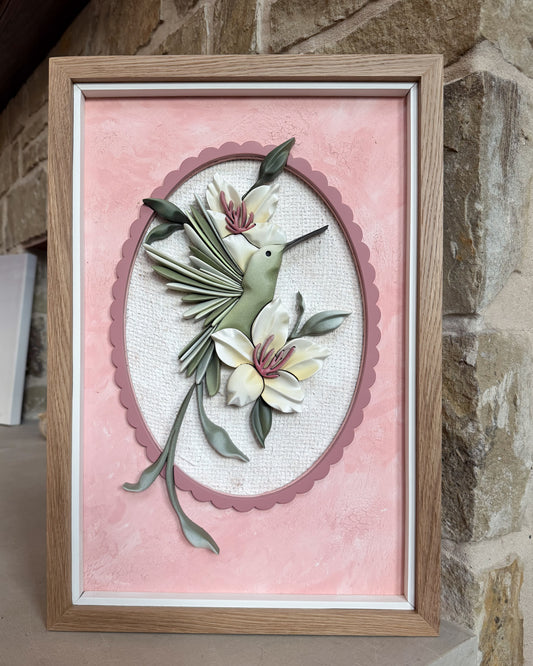 Scalloped Hummingbird Floral