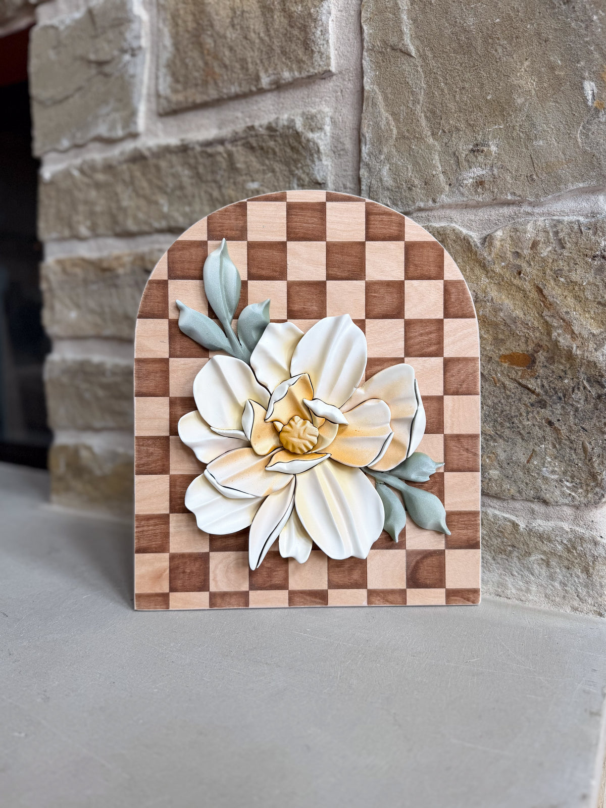 Checkered Magnolia Flower