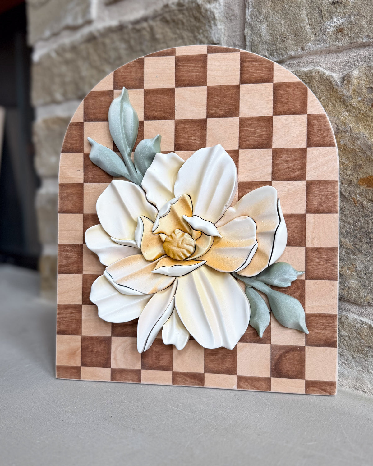Checkered Magnolia Flower